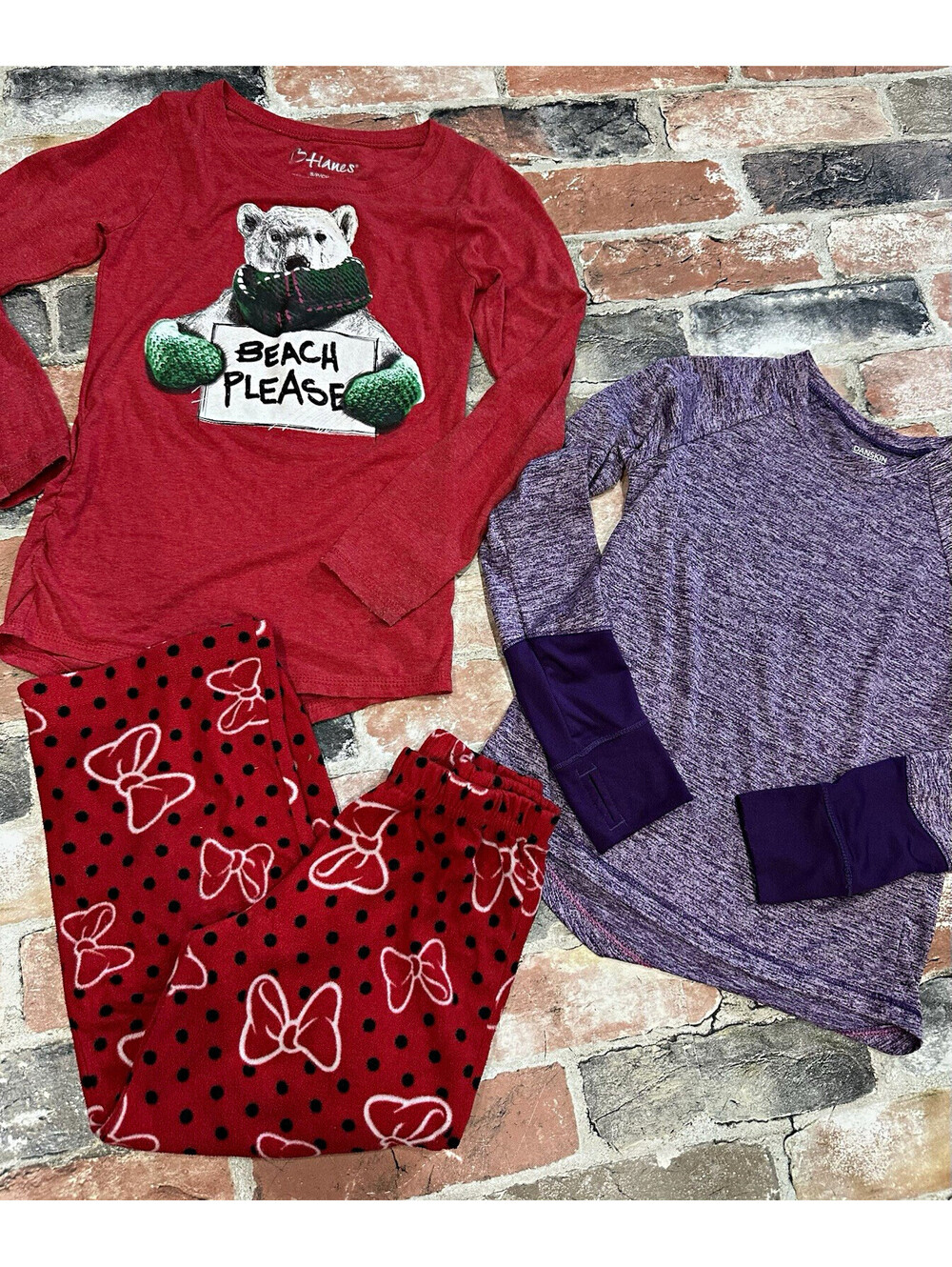 Girls 3-Piece Lot (2 Shirts, 1 Pant) Size 6
